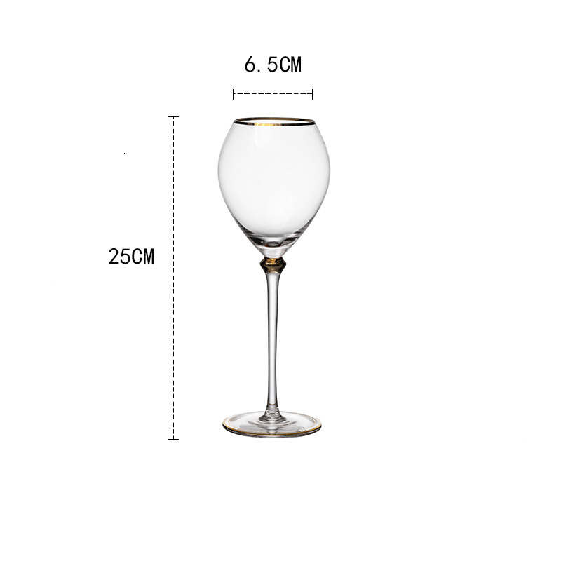 Lead Free Crystal Transparent Phnom Penh Champagne Cup Grape Wine Glass Originality Red Wine Glass Goblet Personality Wine Glass