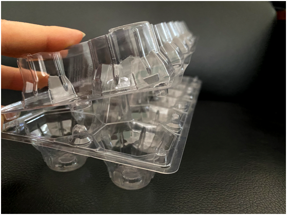 PET Plastic Egg Box