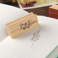 Vintage Forest Plants flower decoration stamp wooden rubber stamps for scrapbooking stationery DIY craft standard stamp