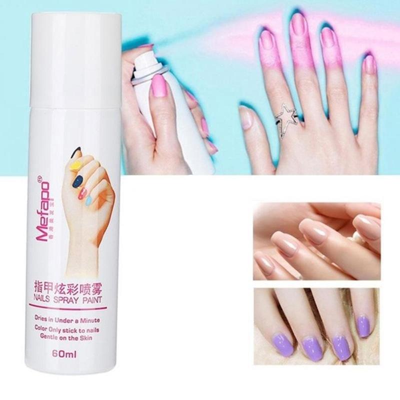 Nail Polish Nail Spray Environmentally Friendly Non-toxic Nail Nail Spray Peelable Set Foundation Varnish Polish Paint D5N2