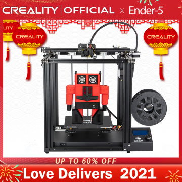 CREALITY 3D Printer Ender-5 Dual Y-axis Motors Magnetic Build Plate Power off Resume Printing Enclosed Structure