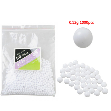 Airsoft 0.12g 1000 Rounds Strikeball BB Balls Bullets Strike Ball Air Gun Balls Paint Hunting Tactical Accessories Kids Game