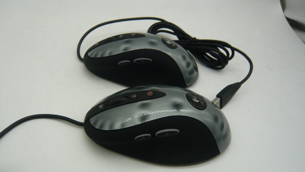 High Quality High Performance Optical Gaming Mouse For Logitech MX518 1600DPI optical wired Mouse Professional Computer Mouse