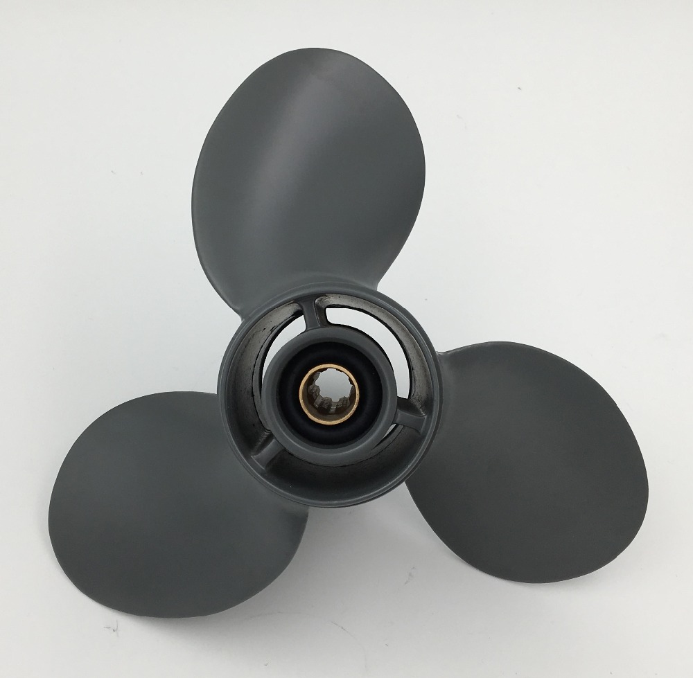 Free sipping 9 1/4x9 3/4 For 8HP-20HP For Honda propellers Aluminium Propeller Honda boat accessories marine propellers