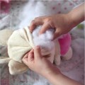 High quality Cotton pillow filled fiberfill PP cotton stuffing doll DIY non-woven material filler toys 100g/pieces