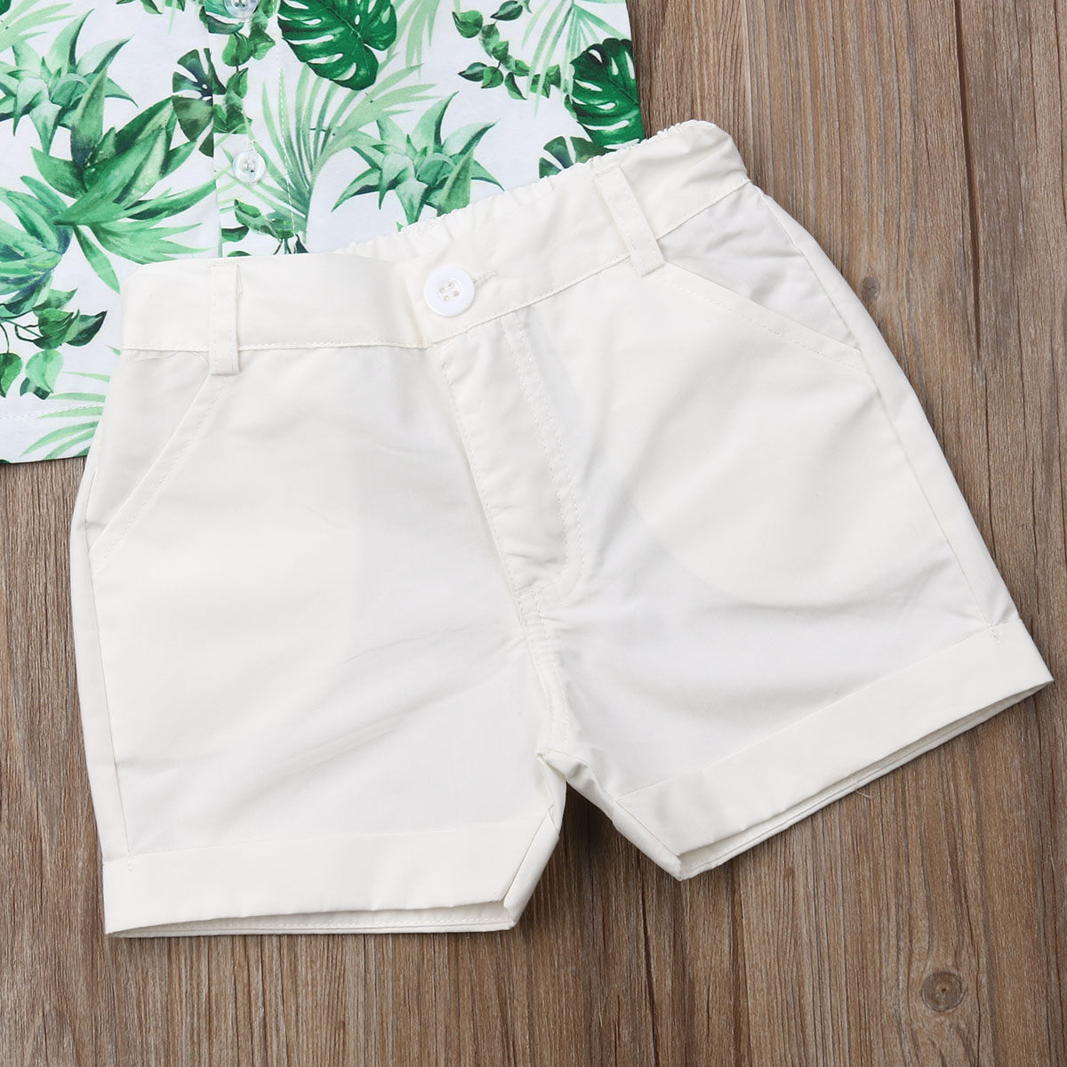 New 2PCS Toddler Kid Baby Boy Gentleman Shirt Top+Pants Shorts Clothes Outfit Set