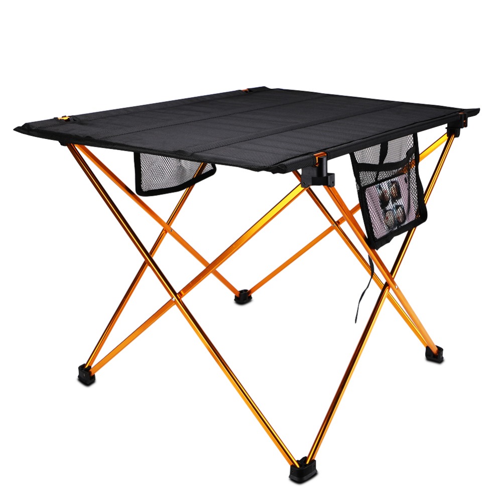 Camping Outdoor Table Garden Tables with Pouch Aluminium Alloy Picnic Table Oxford Cloth Ultra-light Durable Folding Table Desk