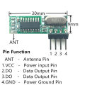 433Mhz RF module Upgraded For WL101-341 Superheterodyne 433 mhz Wireless Receiver Modules Diy Kit For Arduino uno Remote control