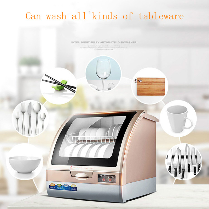 Kitchen Small Portable Dishwashers Mini Tabletop Automatic Dishwasher