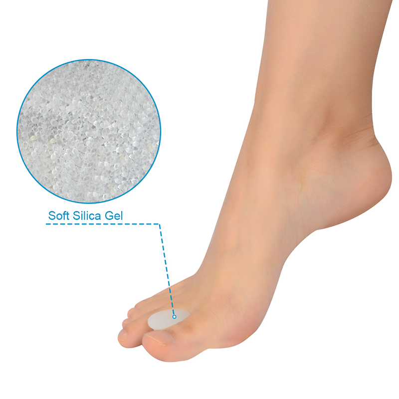 Sunvo 1 pair Silicone Gel Toe Separator for Corrective Hallux Valgus Thumb Overlapping Repair Bone Protector Orthopedic Inserts