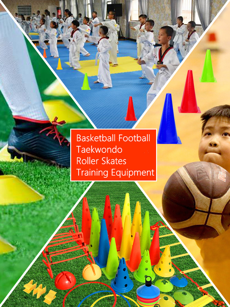 Kindergarten Sport Toys Preshool Sensory Toys Outdoor Games Basketball Football Training Equipment Roller Skates Obstacle Course