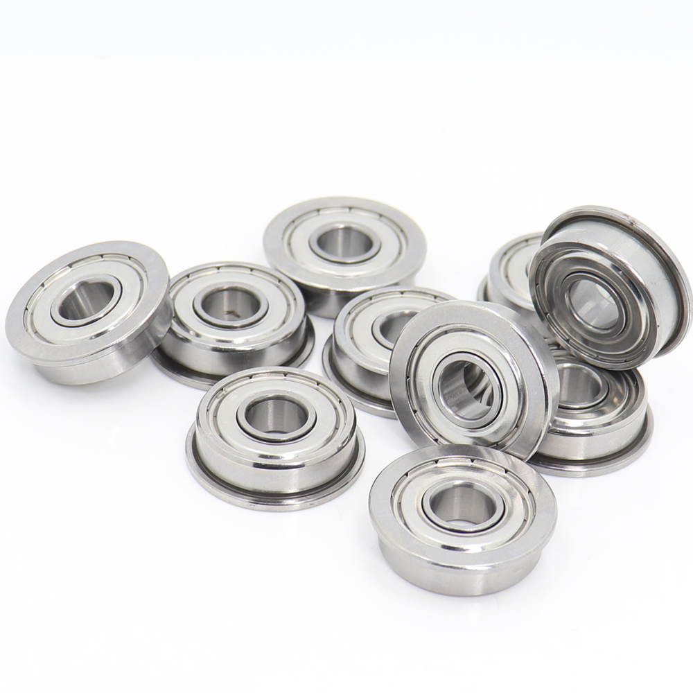 F608ZZ Bearing ABEC-5 (10PCS) 8*22*7 mm Flanged F608Z Ball Bearings F608 ZZ