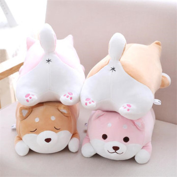 Cute Fat Shiba Inu Dog Plush Toy Stuffed Soft Kawaii Animal Cartoon Pillow Lovely Gift for Kids Baby Children Christmas Gift