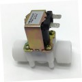 12V 24V 220V Plastic Solenoid Valve G1/2 DN15 Normally Closed Normally Open Inlet Drain Valves Pressure Control Switch