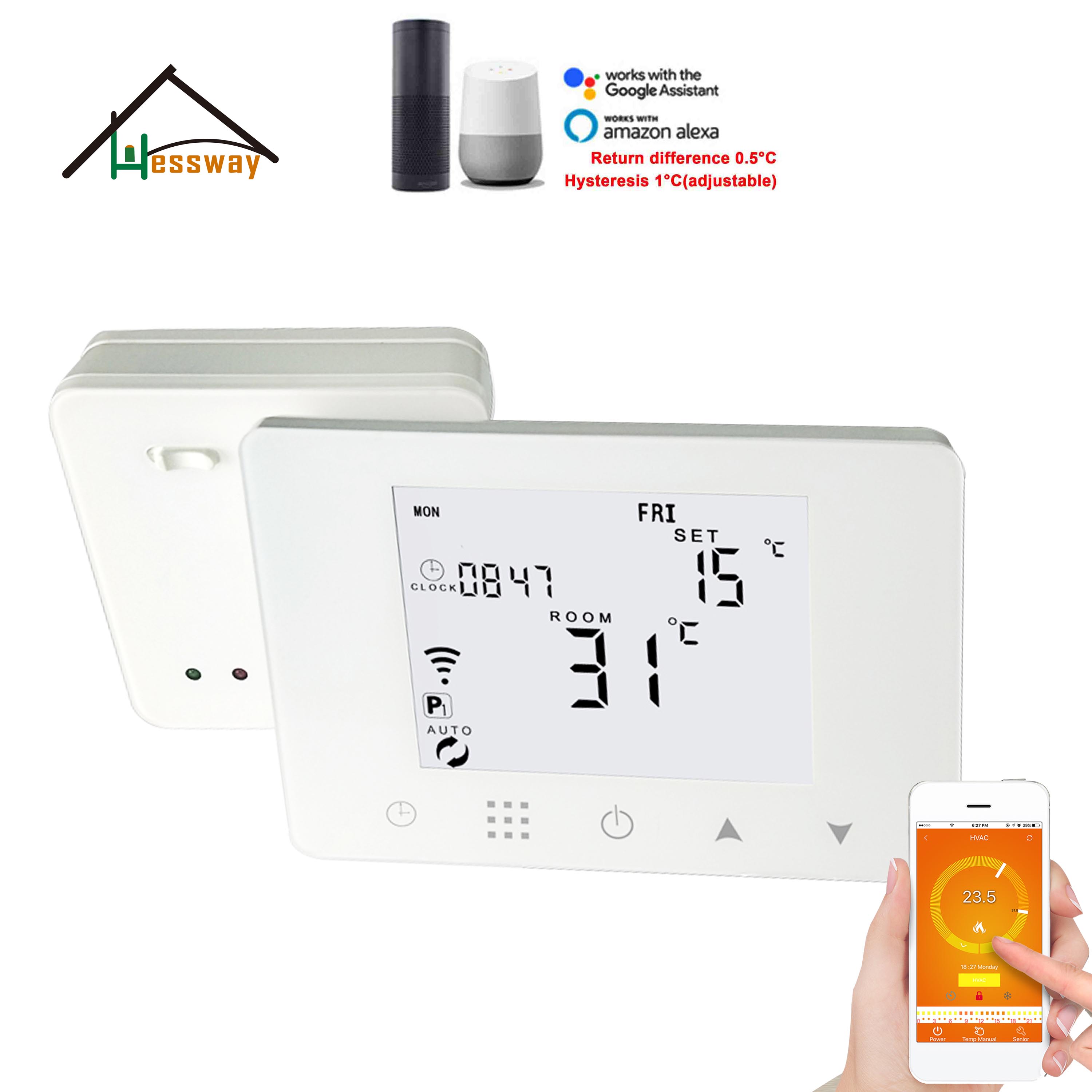 TUYA APP Wireless WIFI & RF WIFI Thermostat for Bolier,Hot Water,Electric Heating Optional