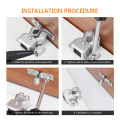 1PCS 4Color Double Roller Catch With Prong and Ball For Cabinet Doors Latch Closer Silver Bronze Durable ToUsed