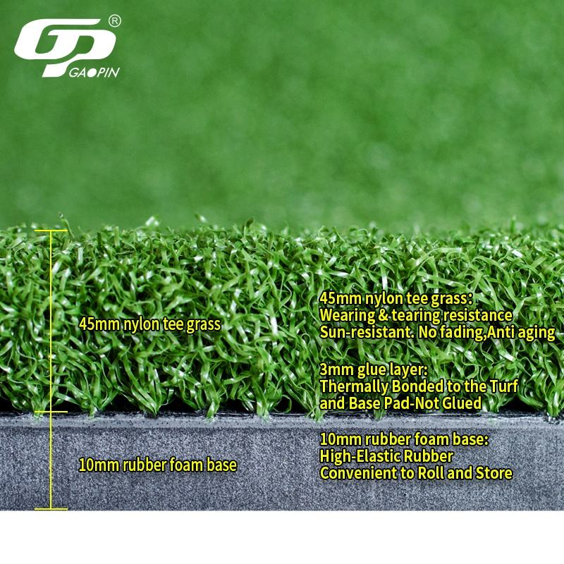 Wholesales Golf Range Mat Professional Hitting Mat Insert Tee Nylon Grass Golf Simulator Mat Outdoor Sport Training Aids4