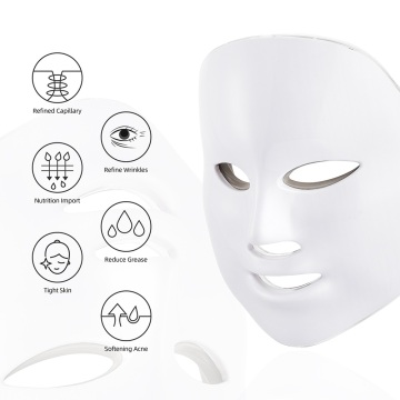 VIP 7Colors LED Light Photon Facial Mask Skin Care Rejuvenation Anti Wrinkle Acne Skin Tighten Face Beauty Therapy Whiten Device