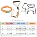 Nylon Dog Collars Leashes Adjustable Dog Rock Climbing Dogs Collar for Small Medium Large Pet Collars Leashes Set S-XL
