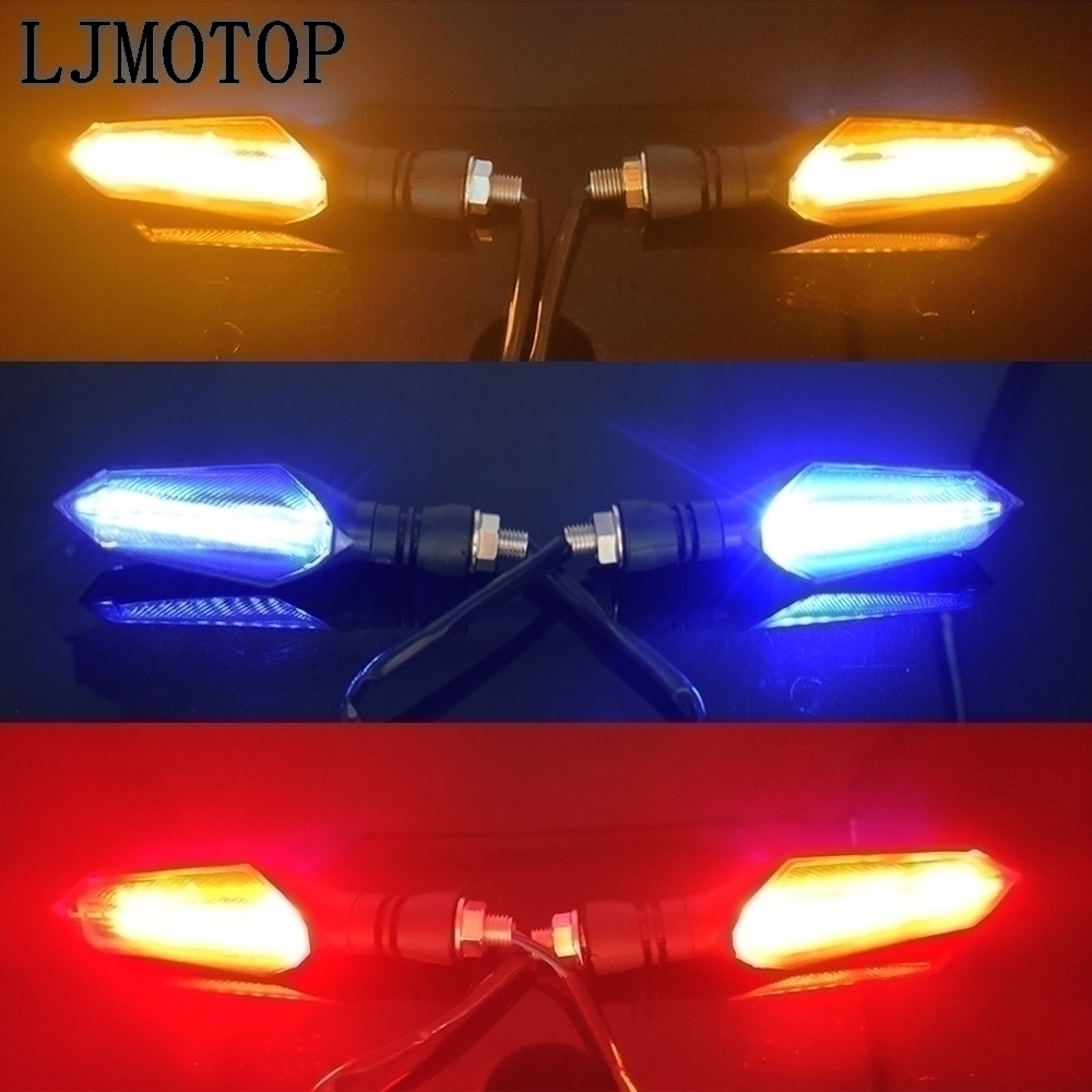 Universal Motorcycle Turn Signal LED Lights Indicators Signal light For Yamaha YZF R3 YZF R25 YZF R6 YZF 600R FZR 600 FZ600