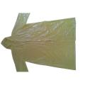 PE Green disposable Plastic Raincoats