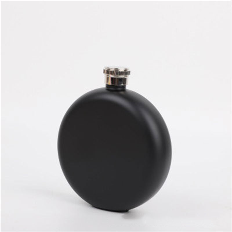 5oz Portable Stainless Steel Hip Flask Flagon Whiskey Wine Pot Round Stainless Steel Bottle+Travel Tour Drinkware Wine Flask