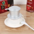 High Quality Aluminum Vietnam Coffee Dripper Filter Coffee Maker Portable Carved Refined Zhongyuan Ice Coffee Filter Drip Pot