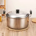 Milk Pot Stainless Steel American Soup Pot Thickening Large Capacity Spill-proof Household Stew Pot Boiling Milk Pot Gas Cooker