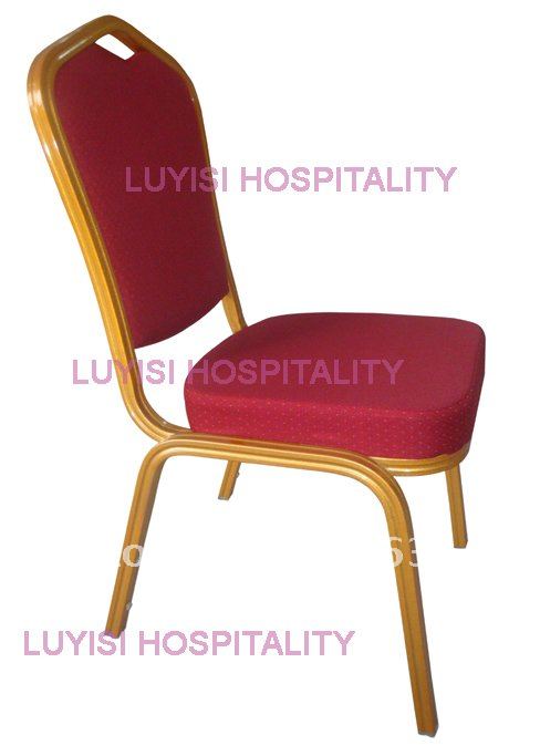 painted Aluminum frame padded Hotel chair