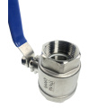 MEGAIRON Female Straight Two-pieces Full Ports Valves 316 Stainless Steel Ball Valve