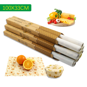 Reusable beeswax fresh-keeping packaging sealed food packaging film vacuum food storage beeswax fresh cloth kitchen tools