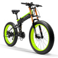 Electric Bike 1000W Fat Tire ebike 48v 12.8AH Anti-theft lithium Battery Folding ATV Cruiser XF690 Big Front Fork eBike