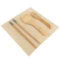 Rice Meat Vegetables Bamboo Sushi Kit Rolling Mats Rice Paddle Rice Spreader Chopsticks DIY Sushi Making Machine Kitchen Tools