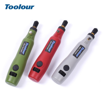Toolour Mini Wireless Grinder USB 5V DC 10W Machine Variable Speed Rotary Tool Kit Drill Engraver Pen for Milling Polishing