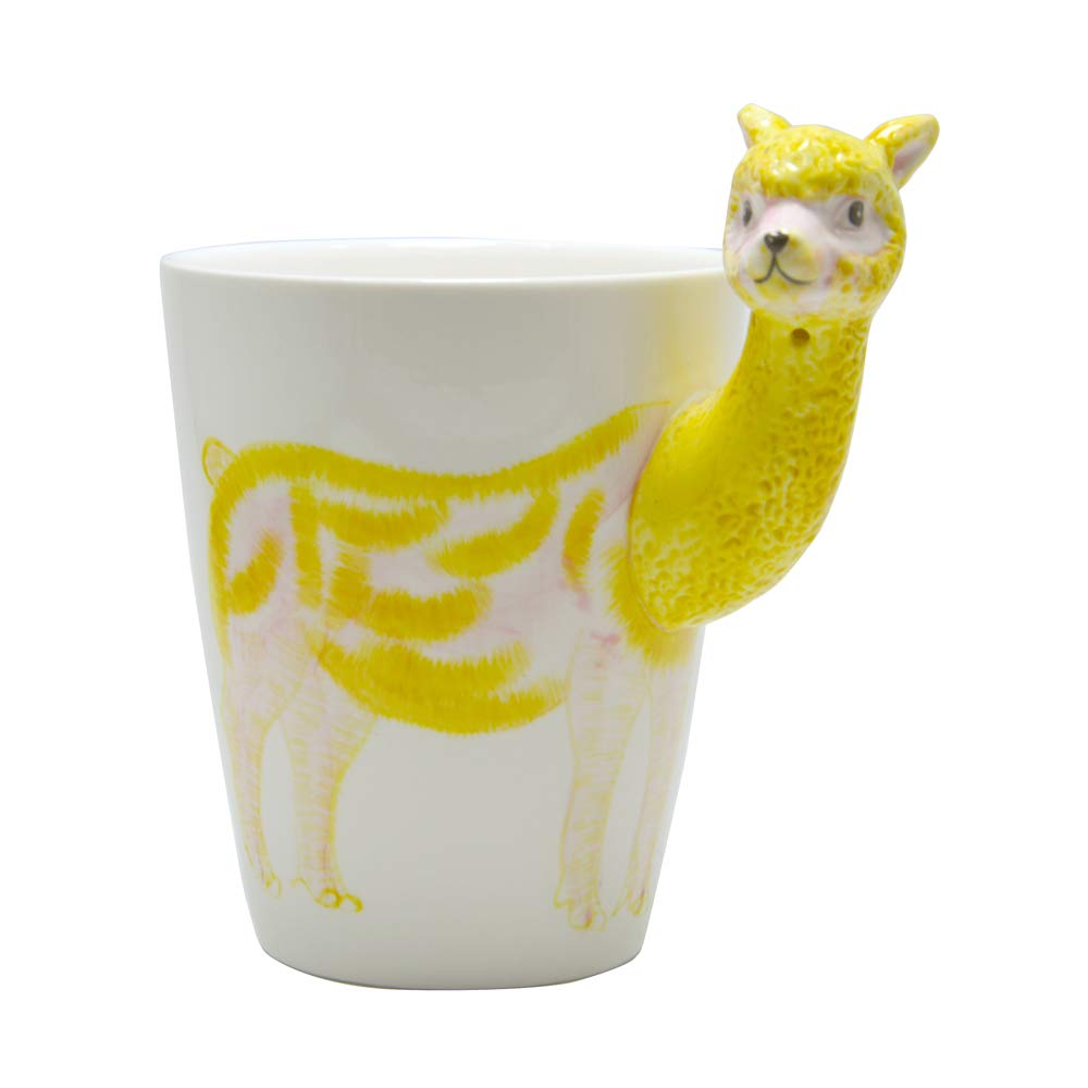 400ml (13.5 Oz) animal mug New Arrival Horse Enamel Coffee Cup Porcelain Tea Milk Mug Set Creative Ceramic Drinkware European
