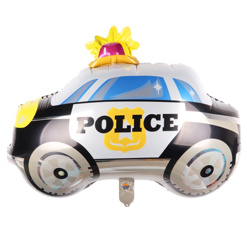 XXYYZZ car aluminum foil balloon fire truck ambulance tank air ball children's toys decoration birthday party balloons