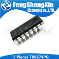 5PCS TB6674PG DIP-16 TB6674 DIP 6674PG DIP16 BiCD Integrated Circuit Silicon Monolithic