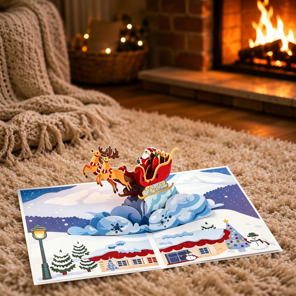holiday pop up card