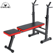 Multifunctional Folding Weight Bench Training Barbell Rack Weightlifting Fitness Exercise Equipment Household Gym For Men