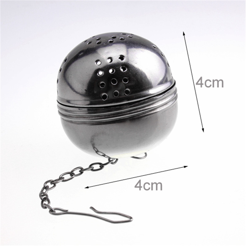 Stainless Steel Ball Tea Infuser Mesh Filter Strainer Loose Tea Leaf Spice Home Kitchen Accessories
