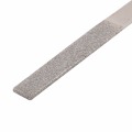 UXCELL Hot Sale 5 Pcs 8mm Tip Width Glass Stone Carving 160x4mm Diamond Coated Flat Rasp Needle File for DIY