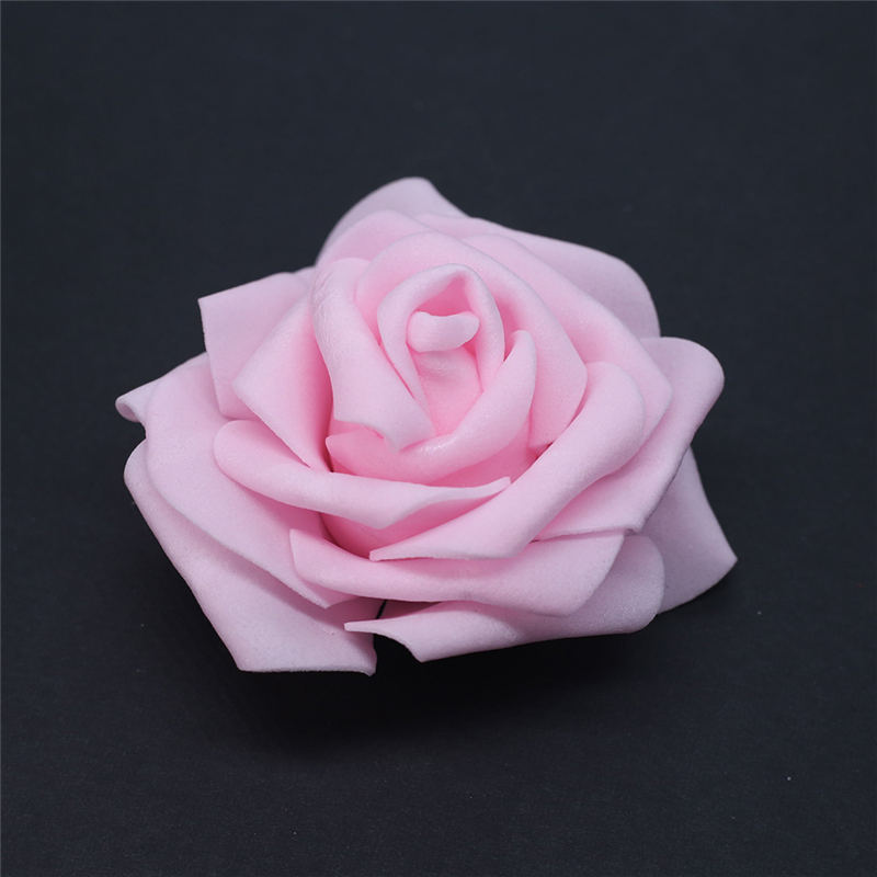10pcs-100pcs Light Pink PE Foam Rose Flower Head Artificial Rose For Home Decorative Flower Wreaths Wedding Party DIY Decoration