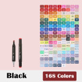168 Colors Black