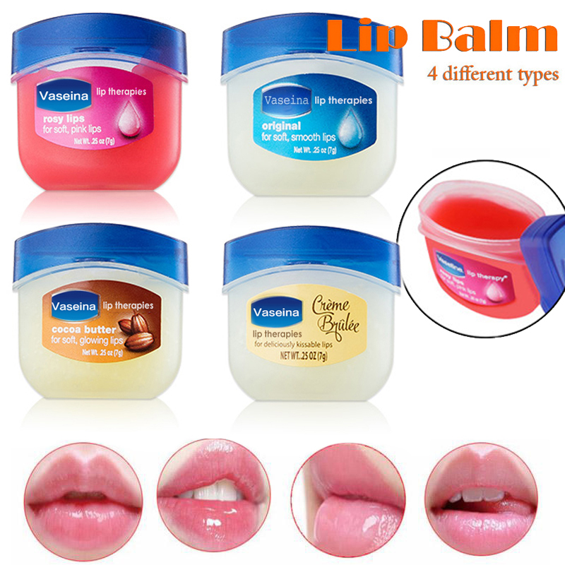 Vaseline Fashion Moisturizing Lip Balm Lipstick Natural Plant Anti-Cracking Organic Lip Balm with Pure Petroleum Jelly Lip Balm