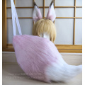 Anime BNA BRAND NEW ANIMAL Hiwatashi Nazuna Cosplay Simulation Plush Cat Ears With Tail Pink Costume Prop Party Halloween
