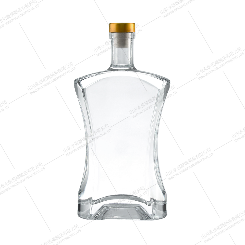 Flat Shape Glass Bottles