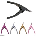 New 5 Colors Acrylic UV False Fake Nails Tips Manicure Cutter Clipper Tool Stainless Steel Scissors Drop Ship