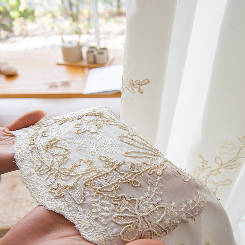 Embroidered Sheer Curtain