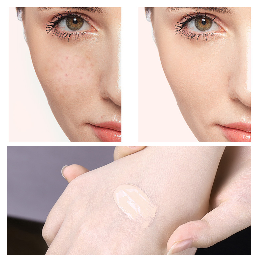 CC cream makeup effect