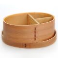 Lunch Box Natural Wood Wooden Bento Lunchbox Food Container Japanese Travel School Camping Lunch Box Convenient